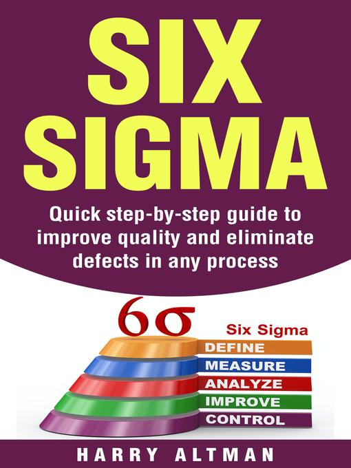 Title details for Six Sigma by Harry Altman - Wait list